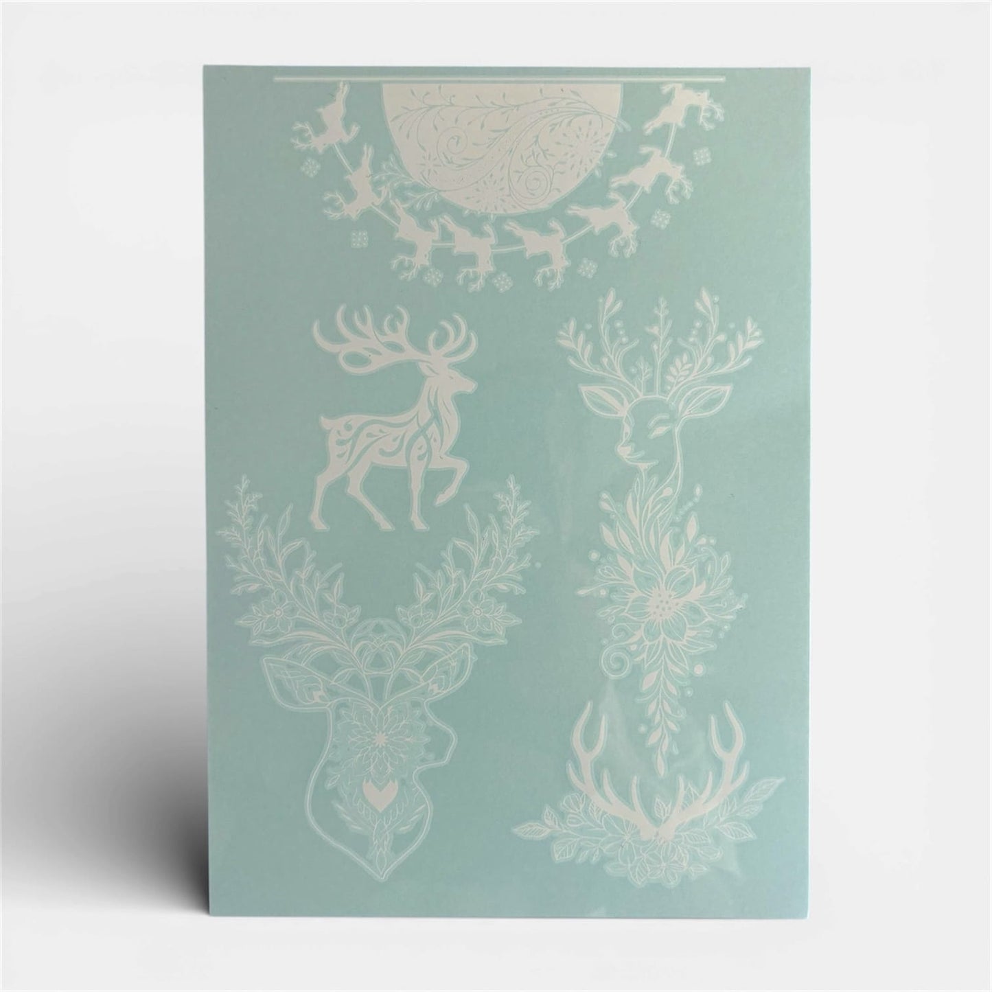 Thalassa henna body art design sheet showing fluid sea-inspired flowing pattern