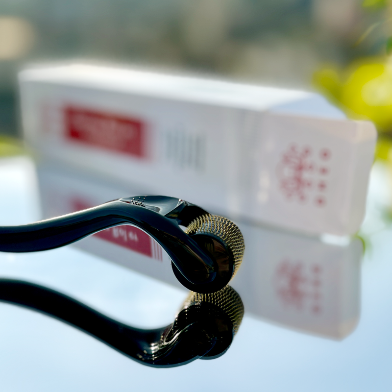 Engineered with 540 precision titanium needles, this Derma Roller effectively stimulates collagen and hair follicles, enhancing skin texture and promoting thicker, healthier hair with safe, hygienic use every time.