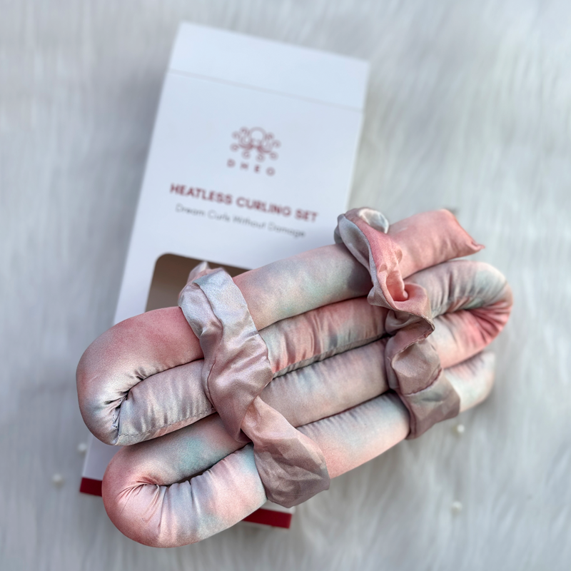 Get gorgeous, heatless curls with our smooth silk curling ribbon.Reduces frizz, adds shine, and keeps hair healthy.