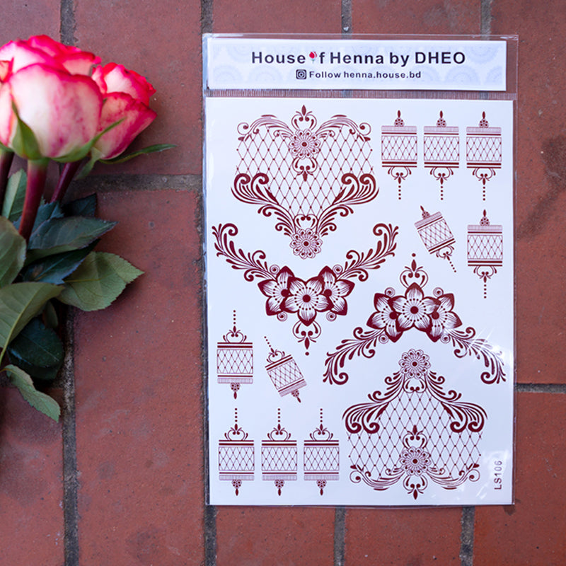 Get the charm of henna in minutes.Peel, press, and shine—no waiting required