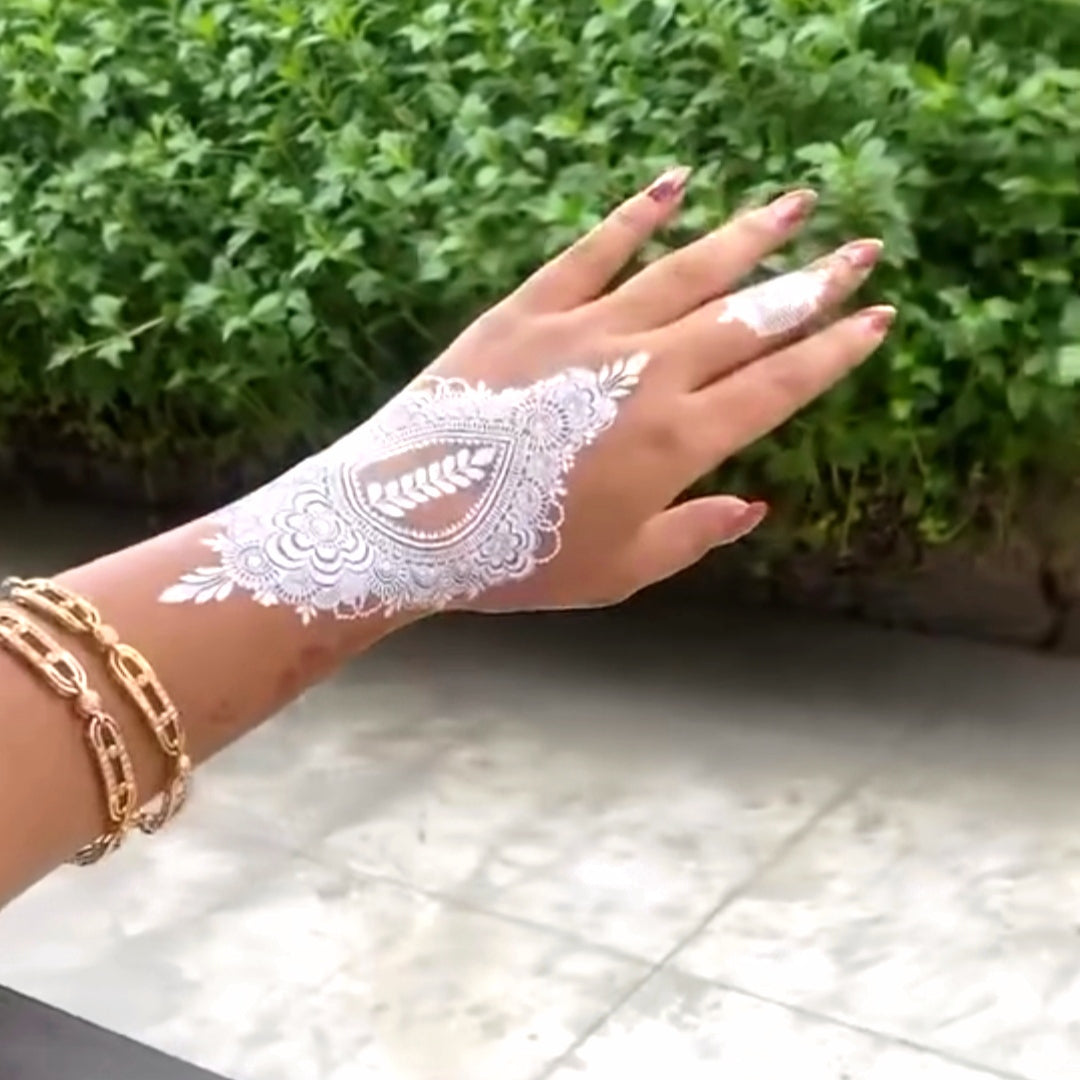 Easy henna tattoos for all ages.Looks real, feels great, lasts for days.