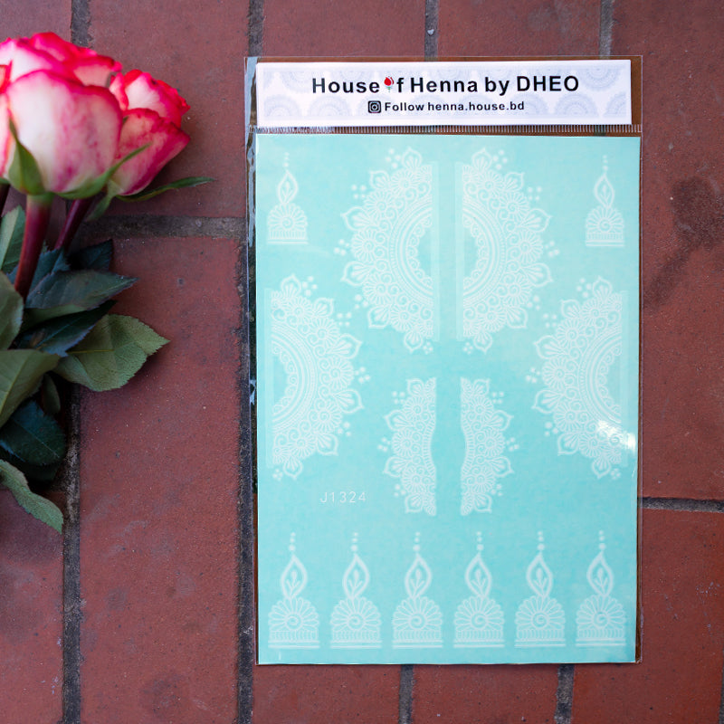Safe, temporary henna tattoos for all skin types.Apply in minutes, enjoy for days.