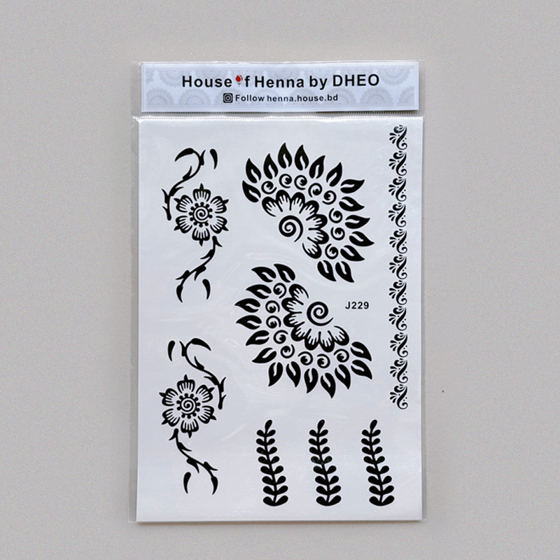 Each tattoo clings to skin securely without pulling or lifting at edges.