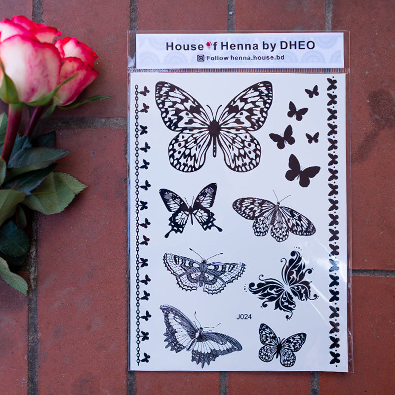 Celebrate with colorless, ink-based designs that stay up to 4 days.