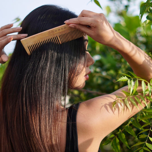 A natural choice for healthier hair.Our Neem Comb is smooth, durable, and scalp-friendly.
