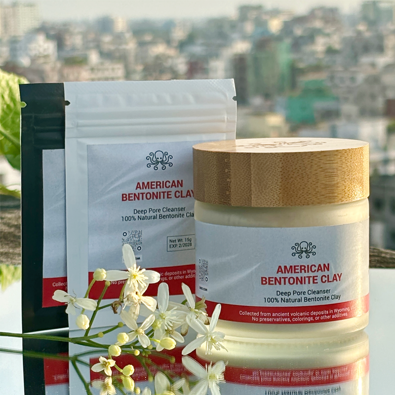 Fades Acne Marks & Scars Naturally
Bentonite clay boosts skin renewal and gently lightens acne marks and scar tissue, leaving your skin looking more even-toned and refreshed.