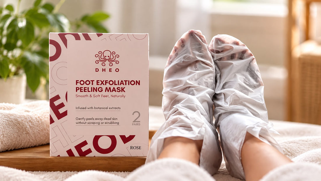DHEO Foot Peeling Mask: From Dry, Rough Feet to Soft, Smooth Baby Feet