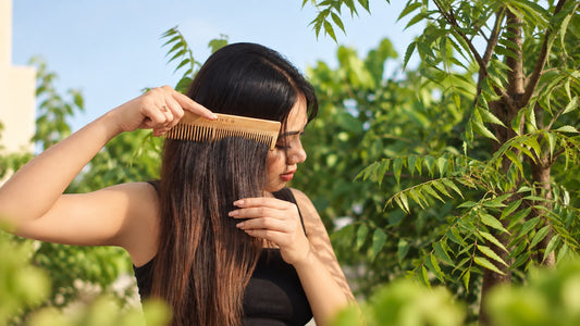 Neem Comb for Strong Hair: Reduce Hair Fall, Healthy Scalp
