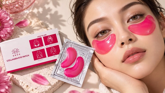 DHEO Collagen Eye Patch: Eye Patches for Dark Circles, Wrinkles & Hydration