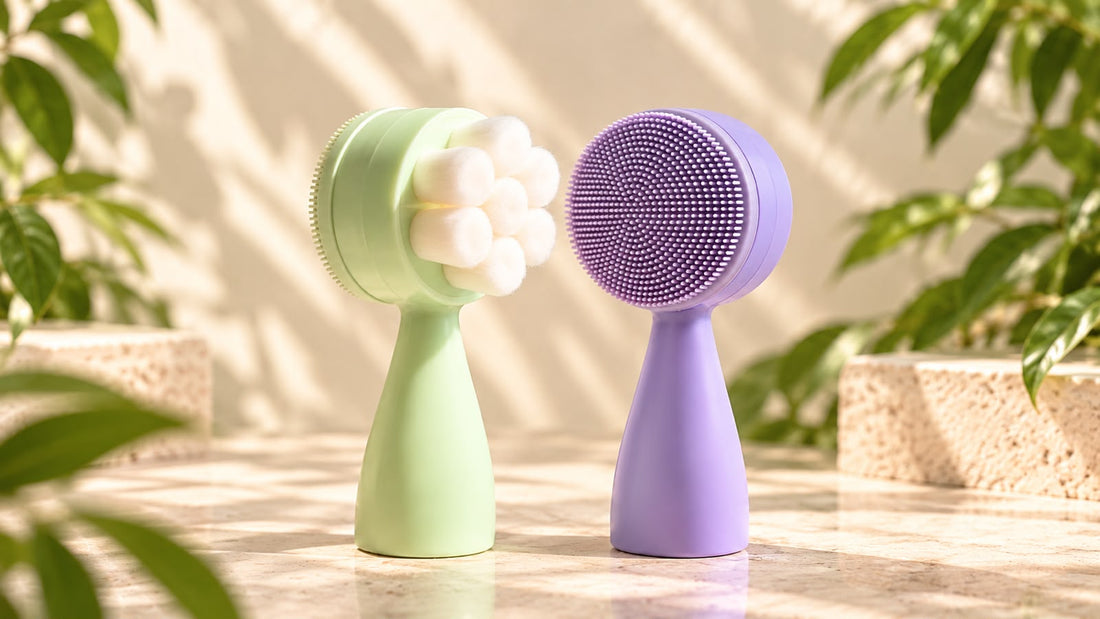 One Brush, Two Ways to Care for Your Skin: DHEO Dual Cleansing Brush
