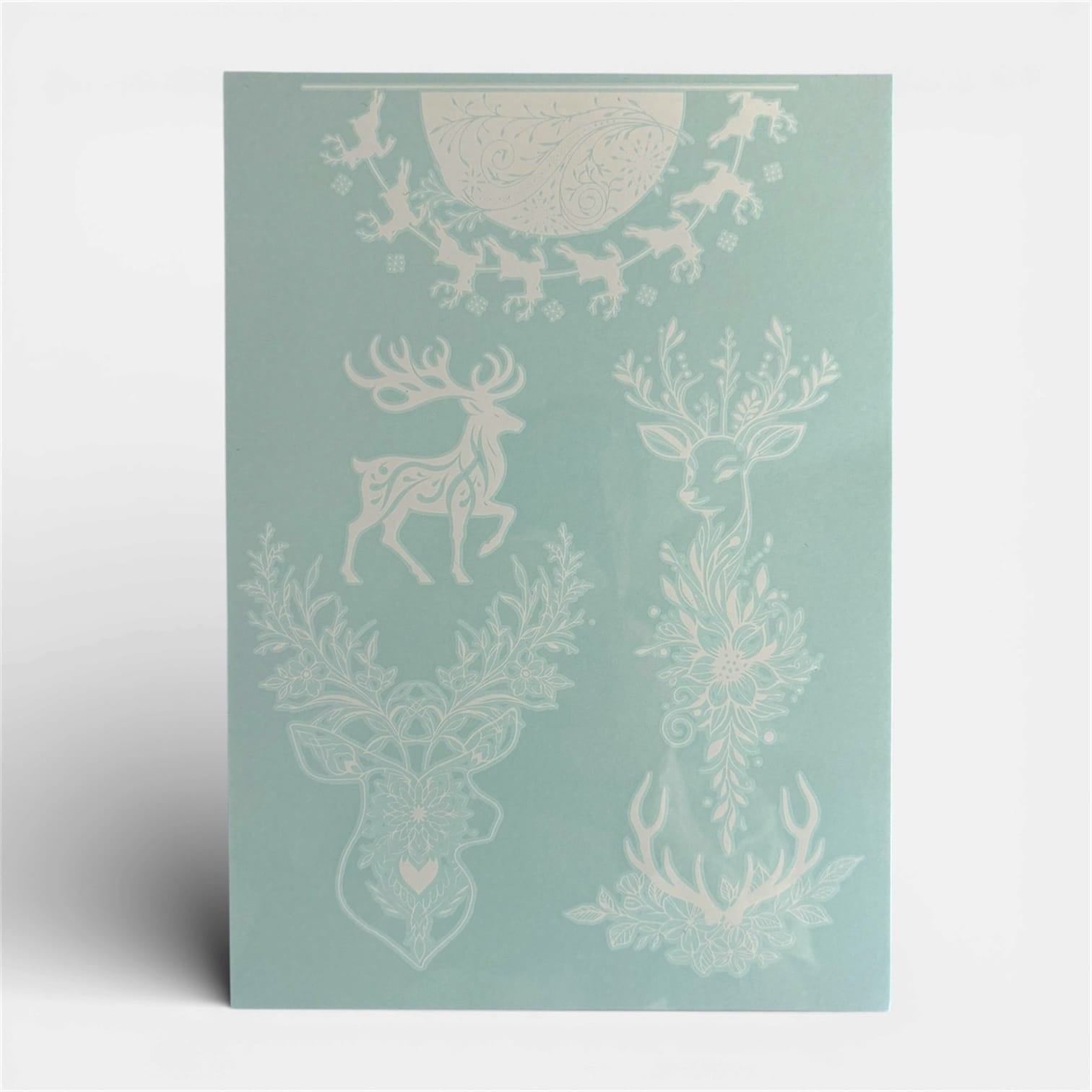 Thalassa henna body art design sheet showing fluid sea-inspired flowing pattern