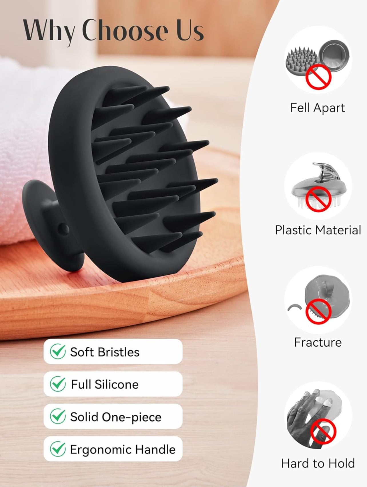 Silicone Scalp Massager