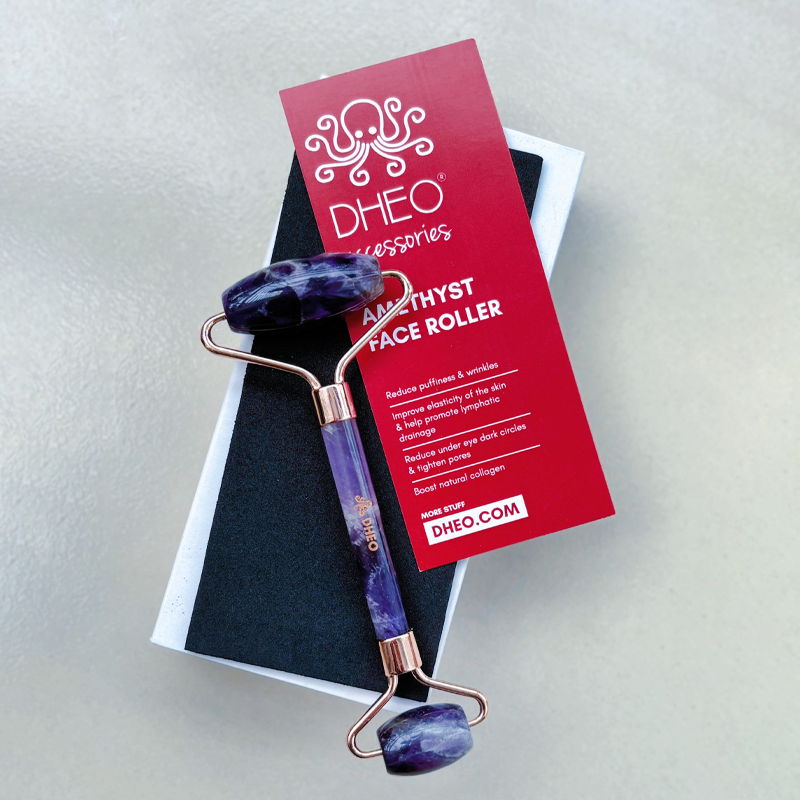 Facial Roller Amethyst Crystal