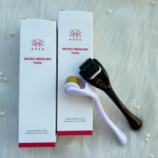 Crafted with 540 titanium micro-needles, this Derma Roller offers durable, rust-resistant quality for safe, effective skin and scalp treatment. It boosts collagen and enhances absorption of hair and skin care products.