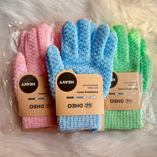 Made of durable nylon, these exfoliating shower gloves gently remove dead skin and boost circulation. Wear them during shower, scrub in circular motions, then rinse and moisturize.
