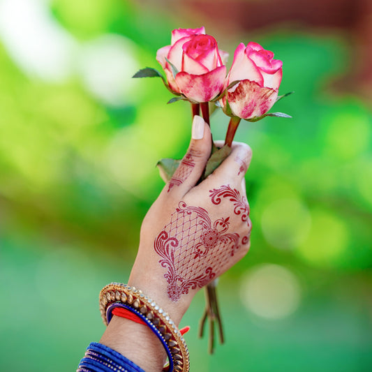 Temporary henna magic at your fingertips.Beautiful results in just 3 steps.
