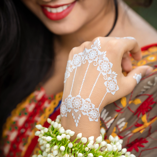 No artist? No problem!Perfect henna tattoos in 30 seconds.