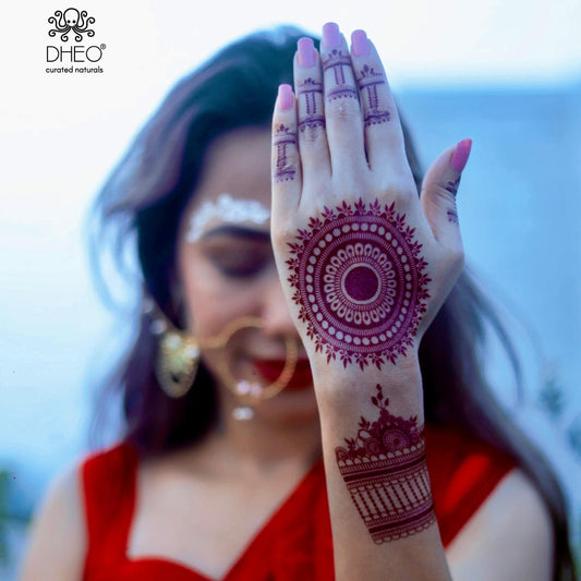 Ditch the cone and try press-on henna tattoos for clean, quick designs.