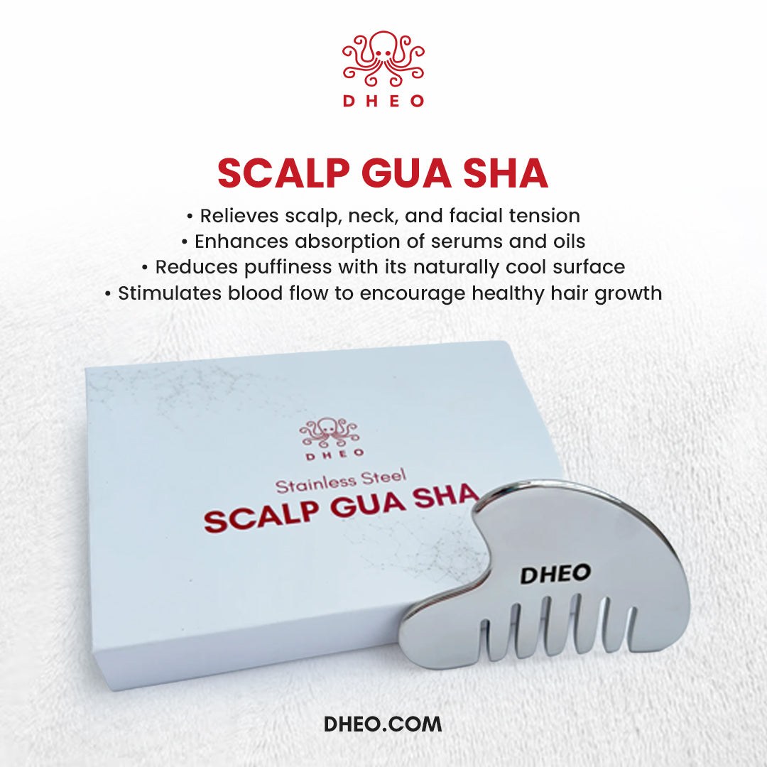 Scalp Gua Sha - Stainless Steel